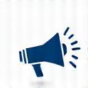 Share icon with a megaphone or network